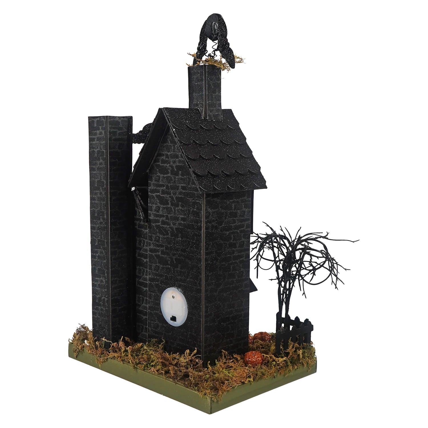 14" Spooky Lighted Haunted House