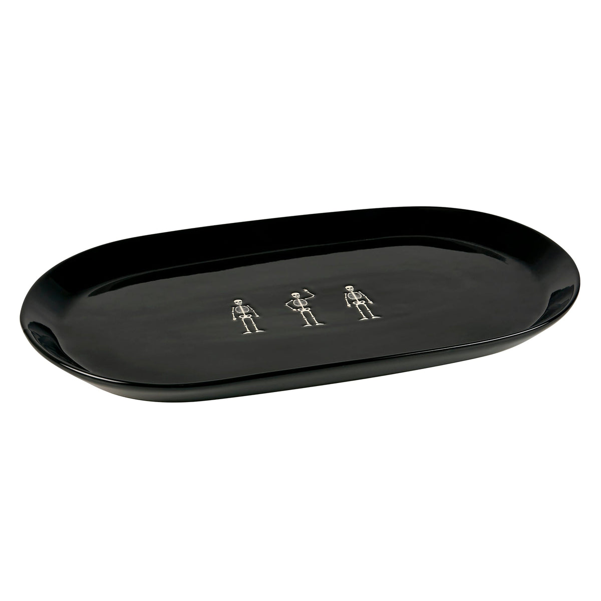 15.25" Skeletons Oval Platter