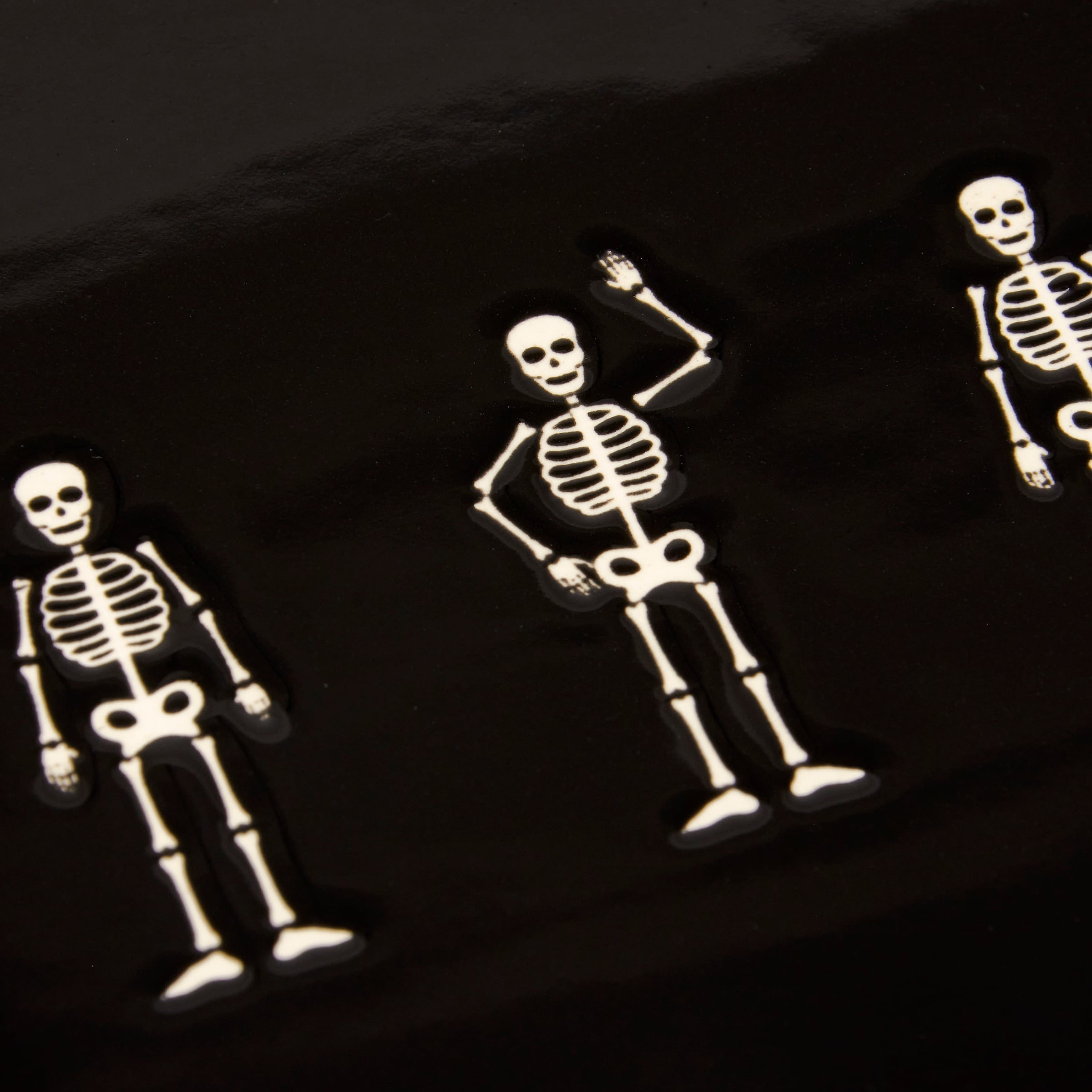 15.25" Skeletons Oval Platter