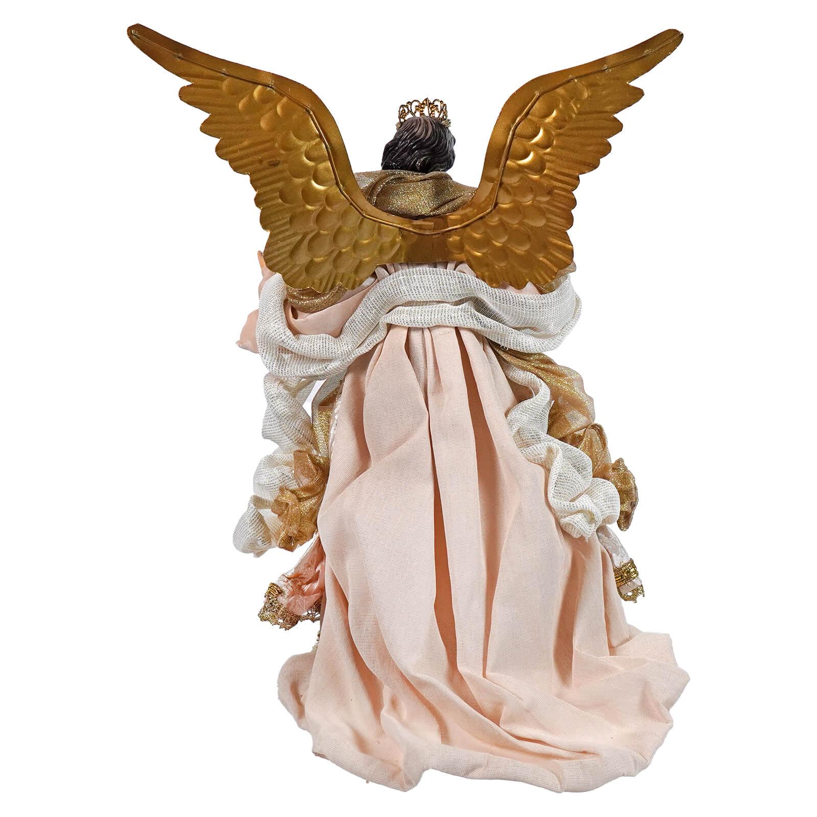 16" Elegant Pink Dress Victorian Angel Tree Topper