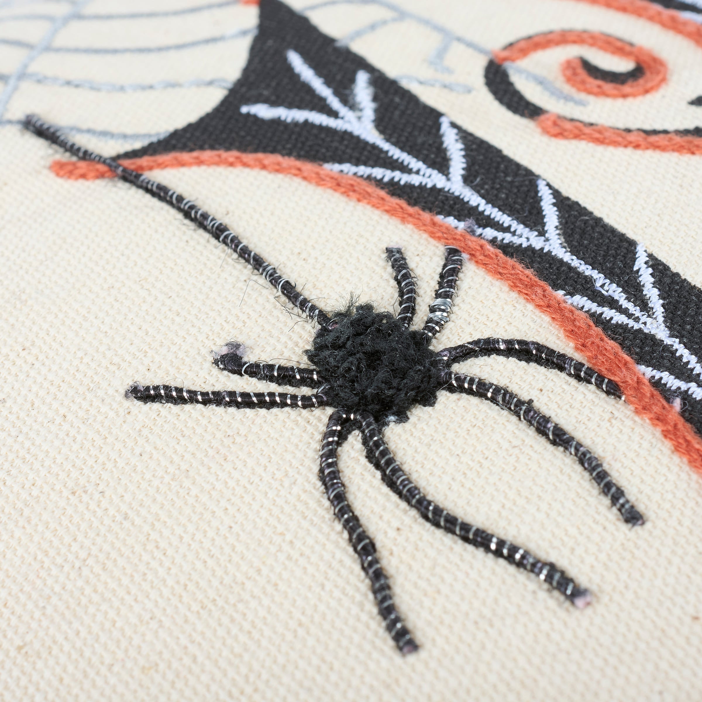 19" Boo Spider Pillow