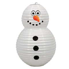 19" Large Snowman Paper Lantern