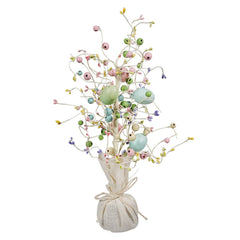 20" Wood Bead Easter Egg Tree