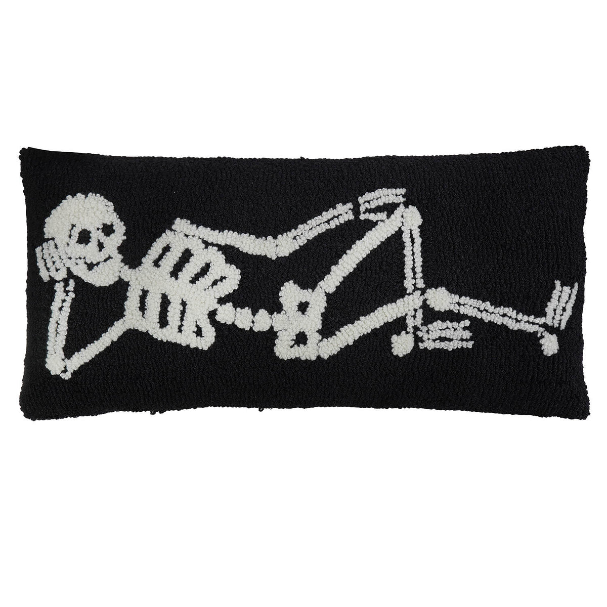 24" Relaxed Skeleton Hooked Pillow