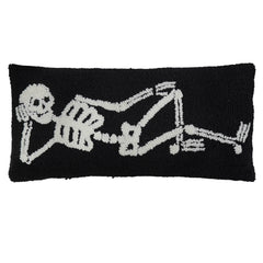 24" Relaxed Skeleton Hooked Pillow