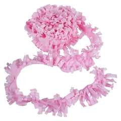25ft Pink Tissue Festooning Garland