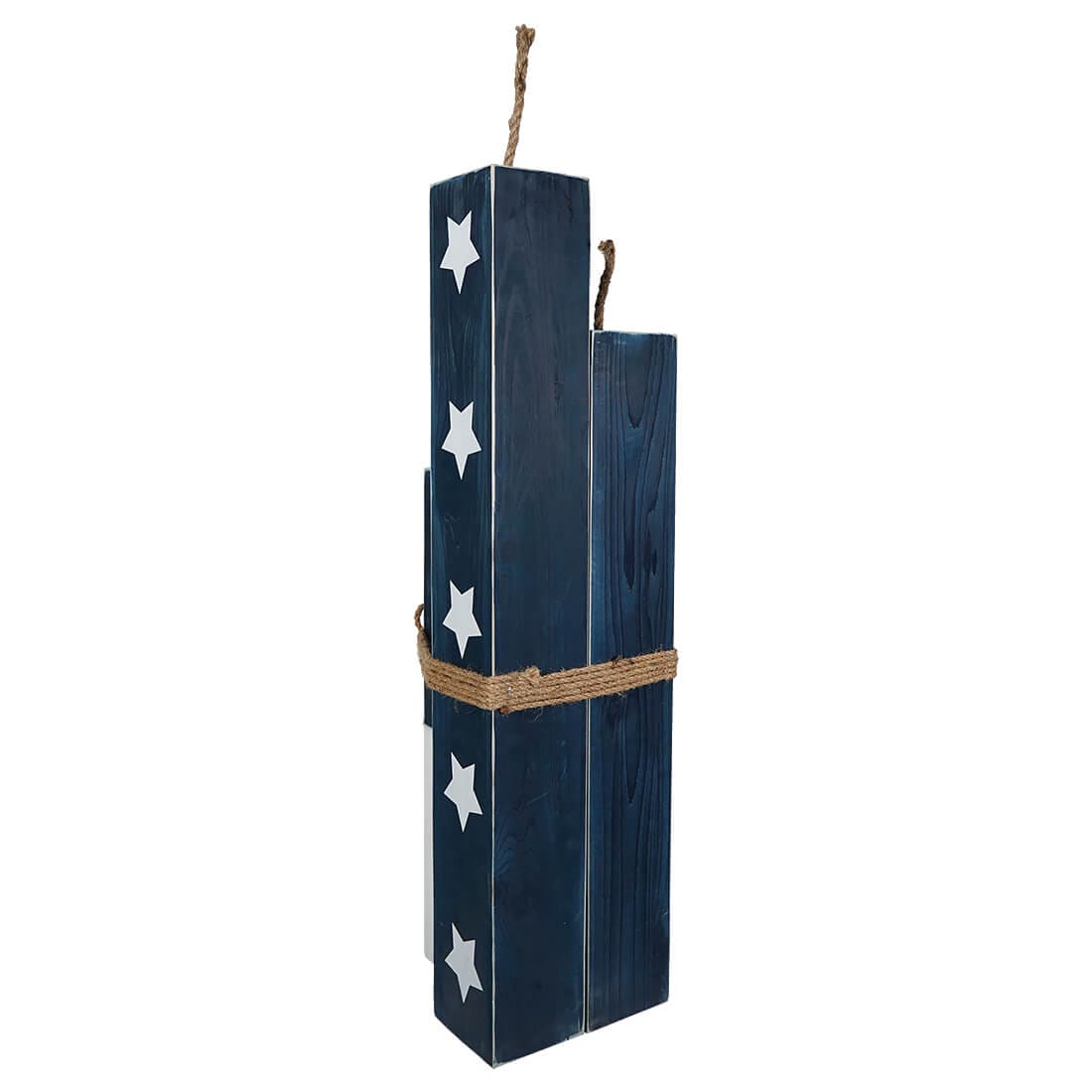 31" Large Wooden Americana Firework Decor