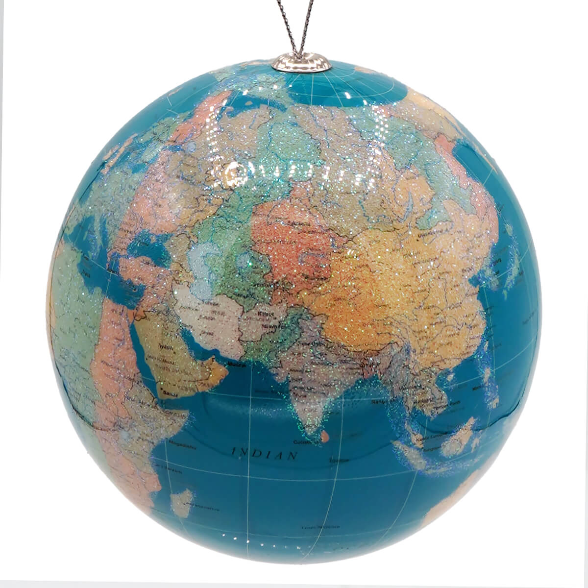 4" Shiny Globe Ornament
