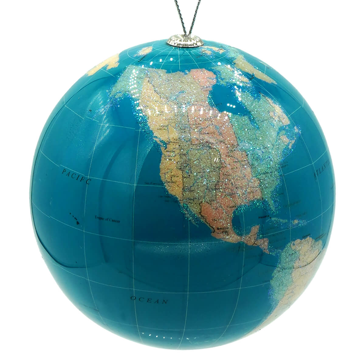 4" Shiny Globe Ornament