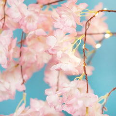 4ft LED Lighted Pink Cherry Tree