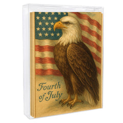 4th of July Bald Eagle Greeting Card