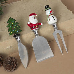 5.5" Christmas Character Cheese Knives Set/3