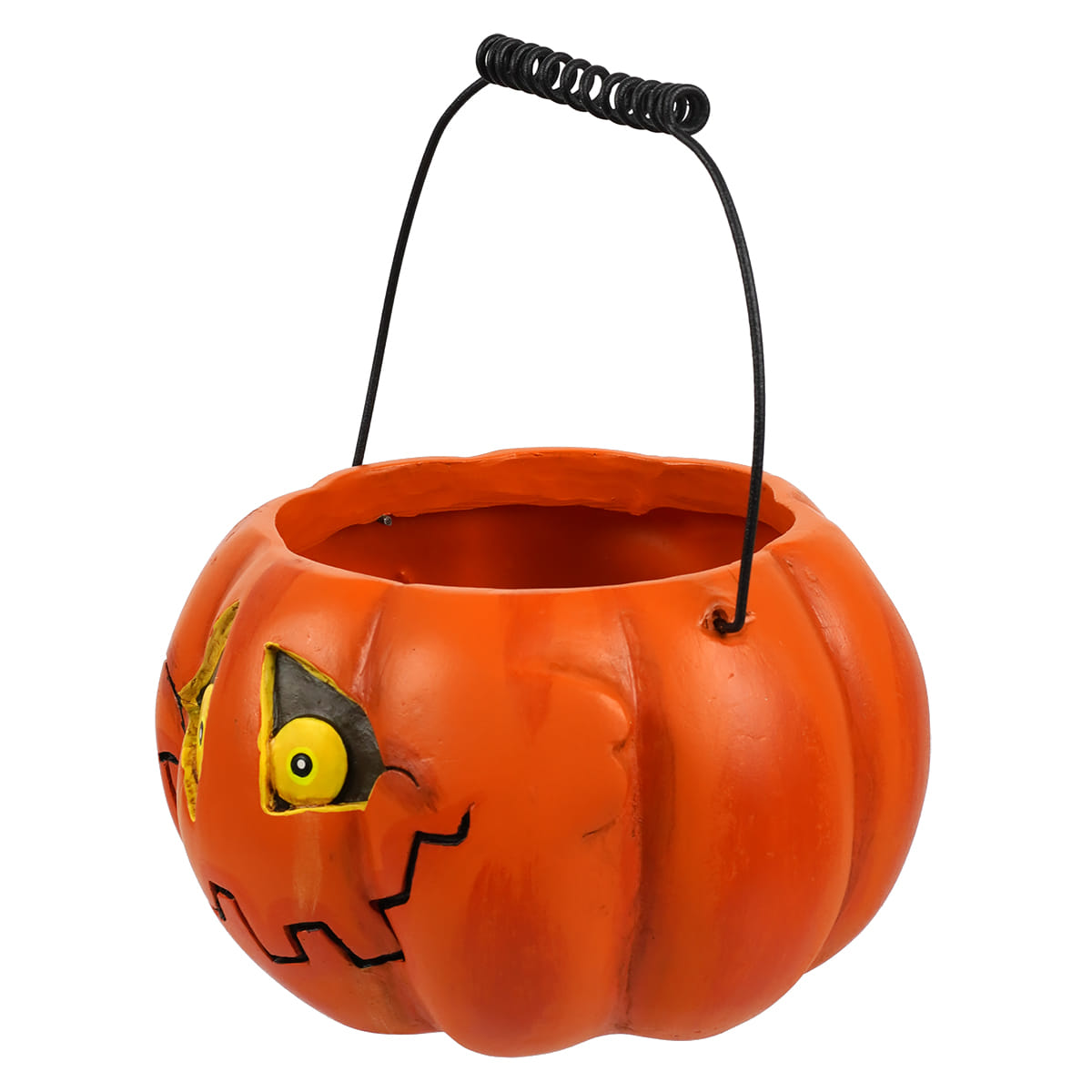 5" Resin Pumpkin Ghoul Basket