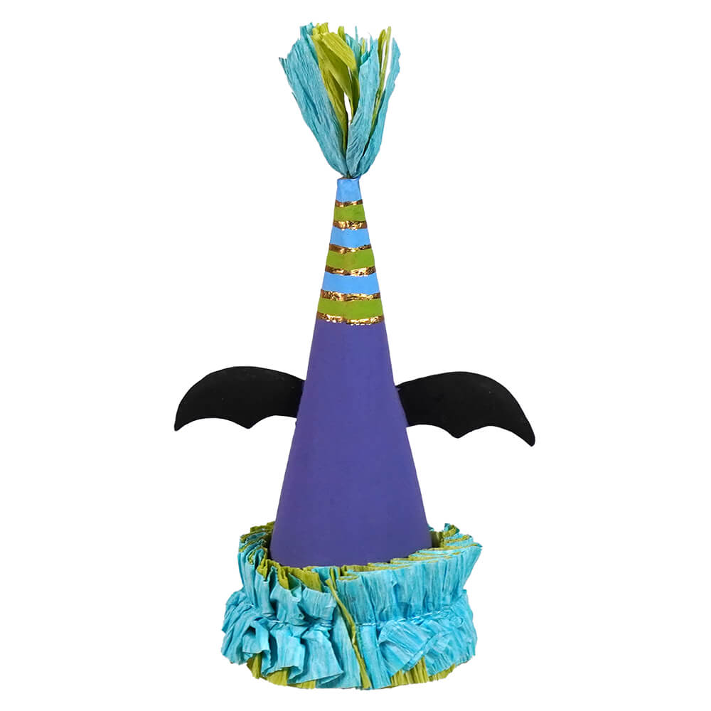 5" Spooky Bat Mini Cone Party Hat