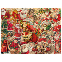 500 Piece Vintage Santas Puzzle