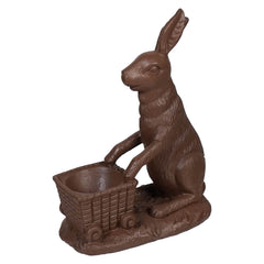 6.25" Chocolate Bunny & Cart