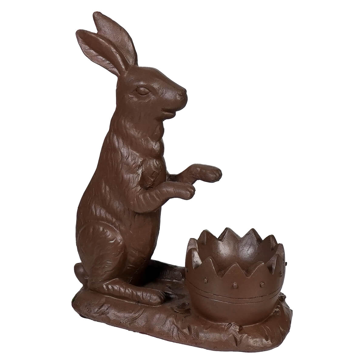 6.25" Chocolate Bunny & Egg