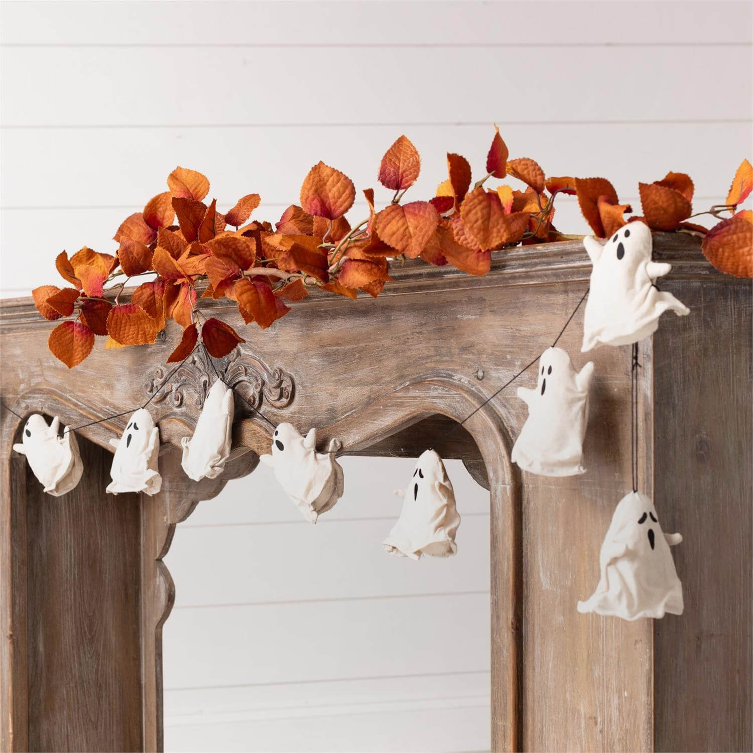 72" Canvas Ghosts Garland