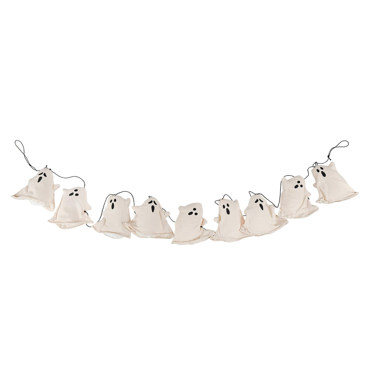 72" Canvas Ghosts Garland