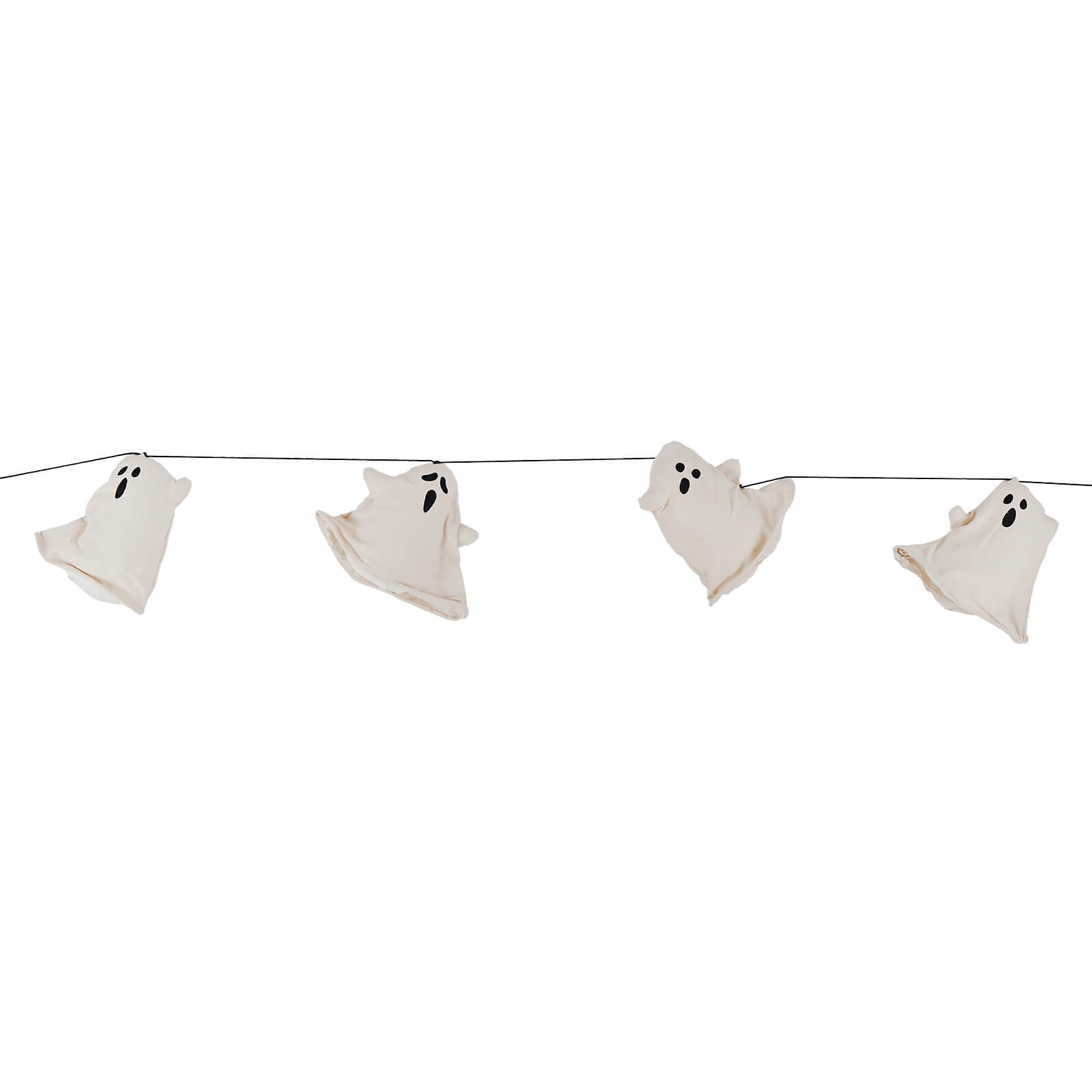 72" Canvas Ghosts Garland