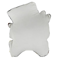 14" Spooky Whimsy Retro Black Cat Shaped Pillow