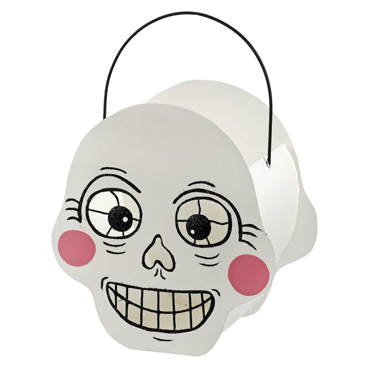 7.25" Cutout Creeper Skeleton Lantern Bucket