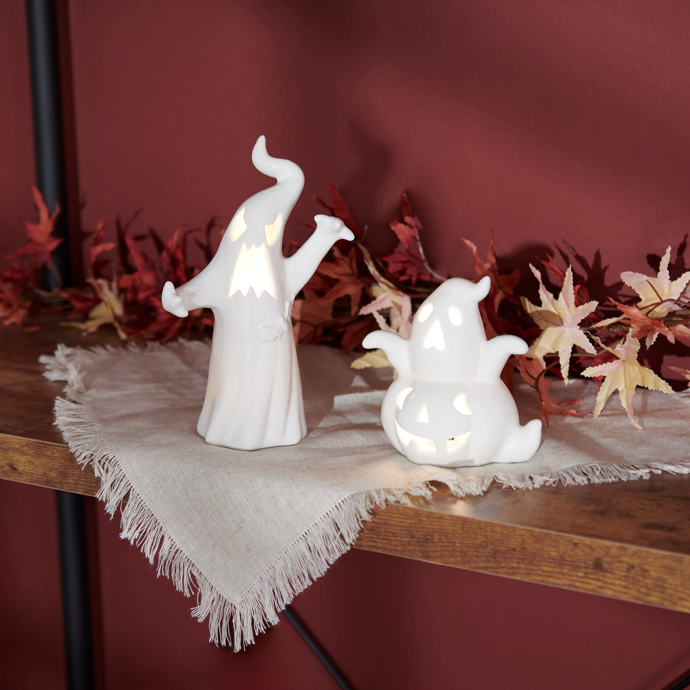 7.5" Lighted Ghost Figurine