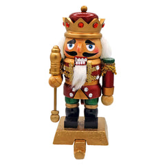 7.5" Nutcracker King Stocking Holder