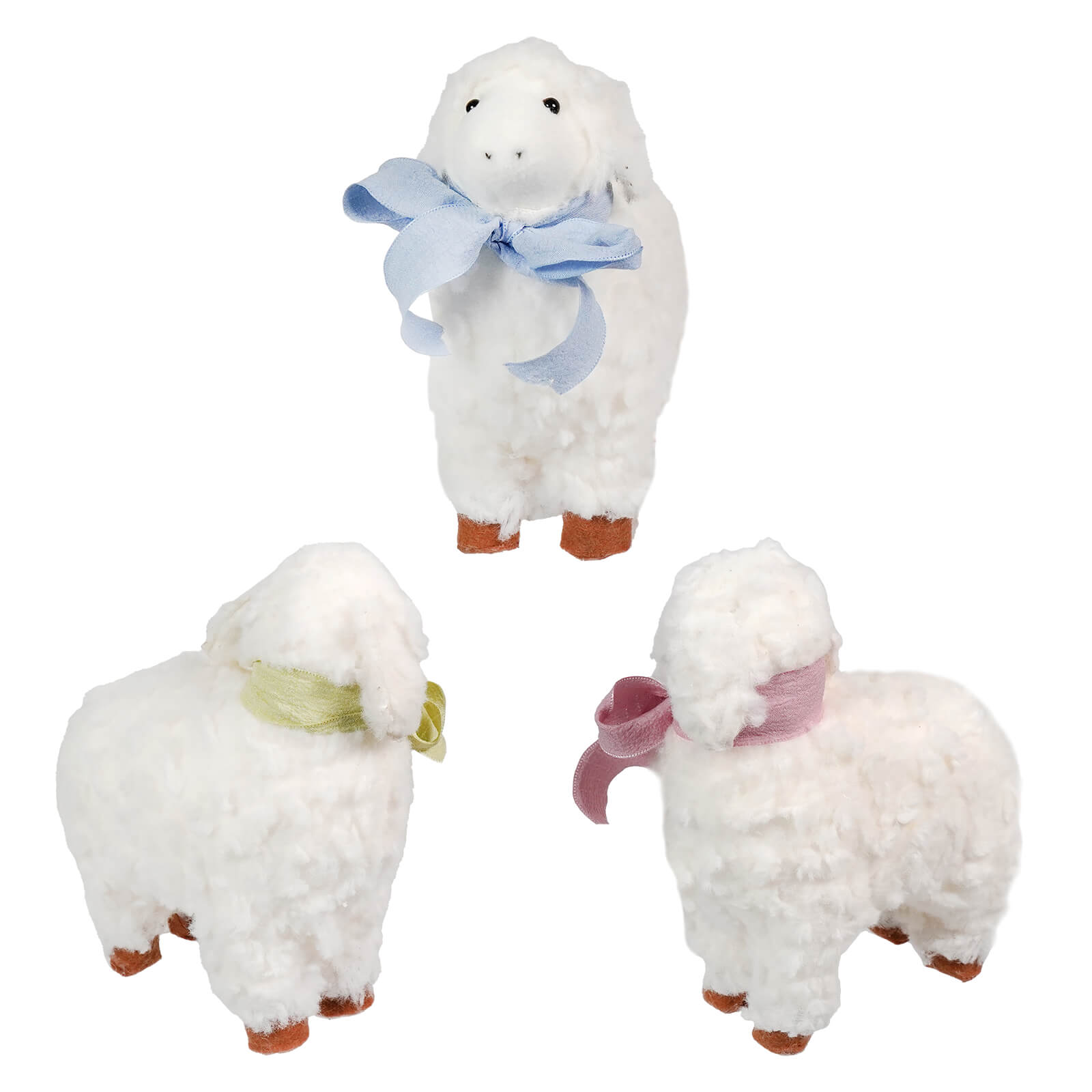7.5" Sweet Plush Lambs Set/3