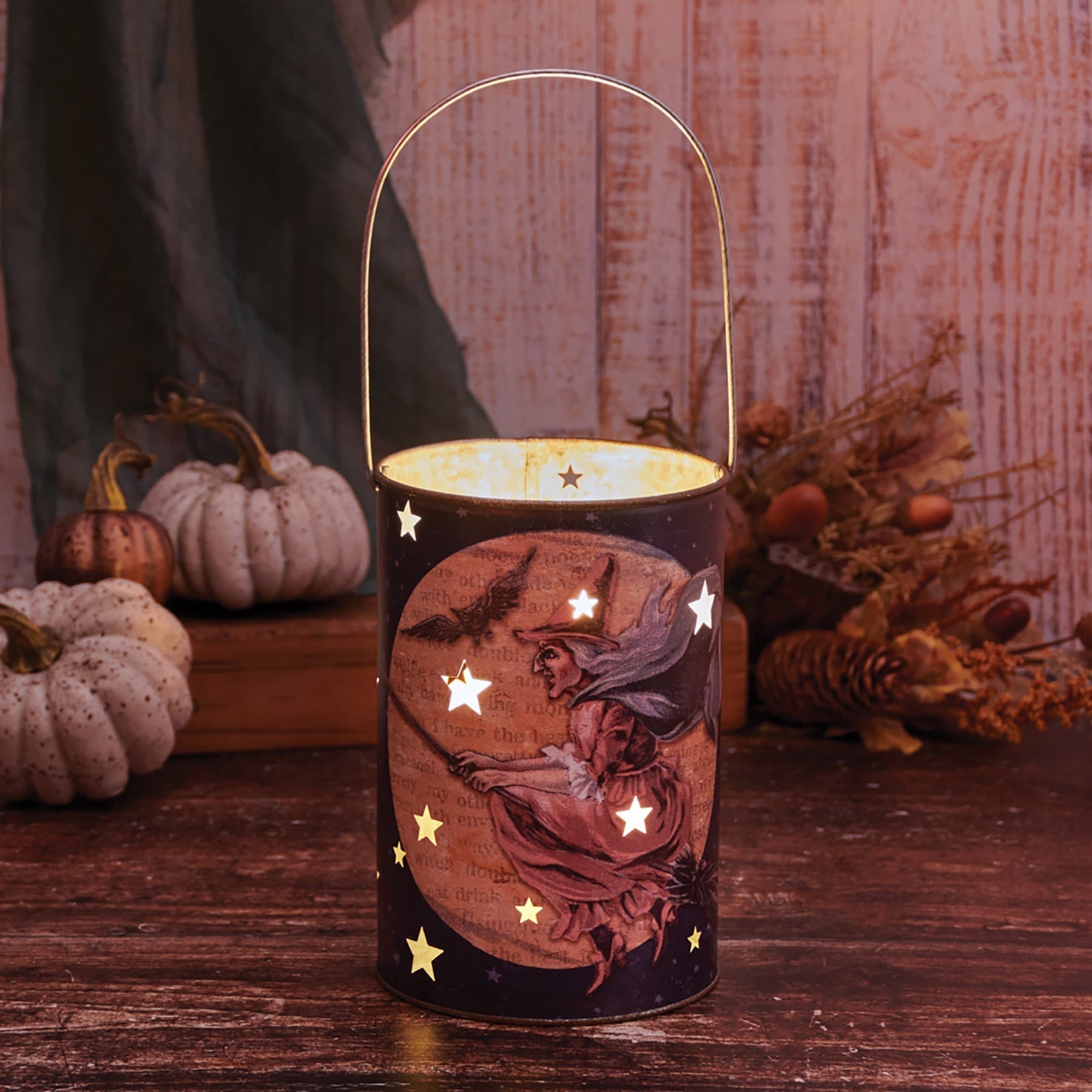 7" Midnight Witch Lantern
