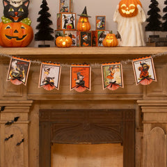 72" Retro Halloween Garland