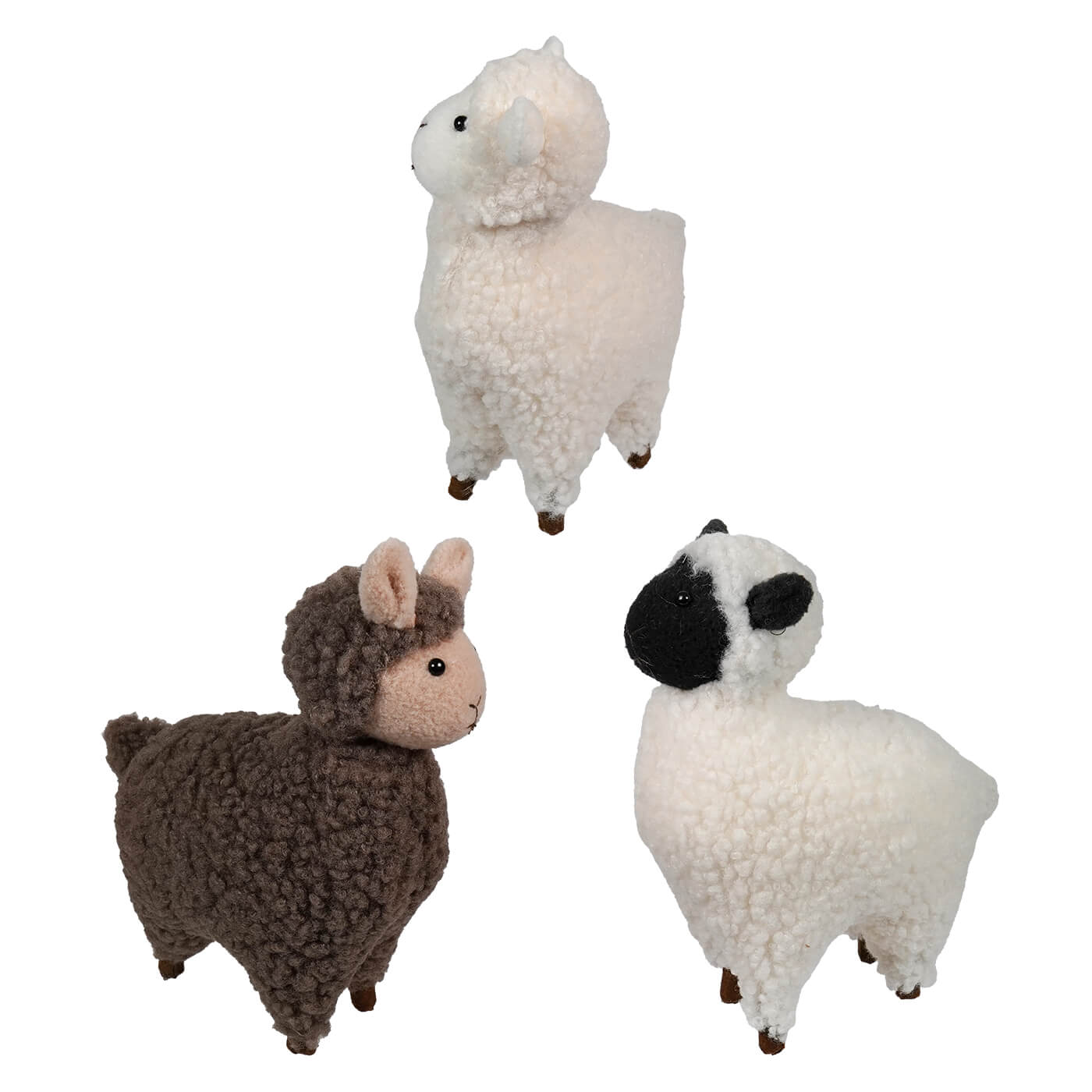 8" Plush Farm Sheep Set/3