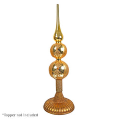 9" Gold Finial & Tree Topper Displayer