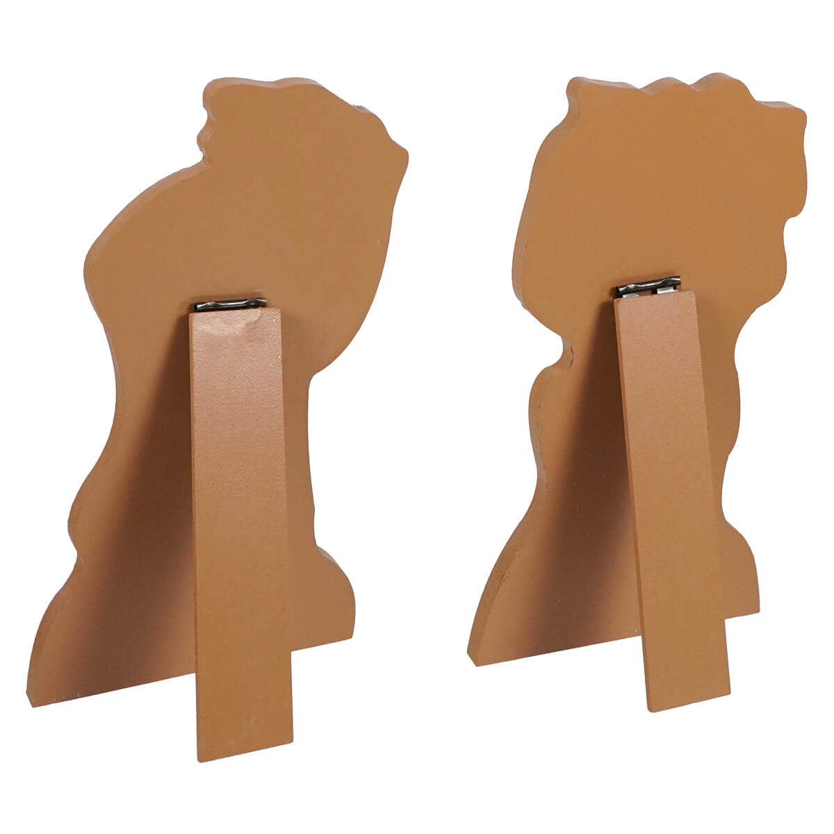 9" Vintage Standing Santa Dummy Boards Set/2