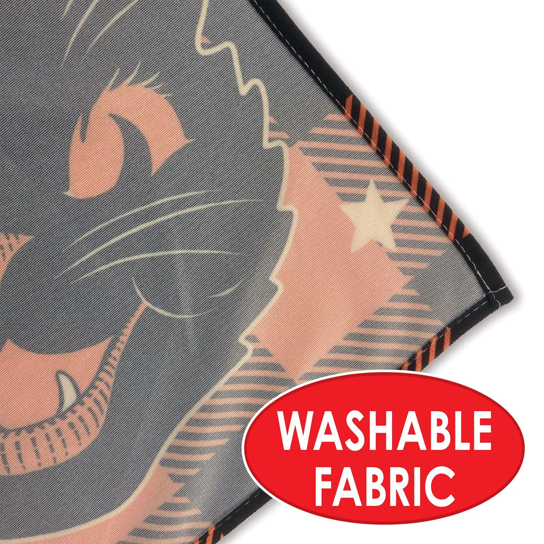 90.5" Vintage Halloween Fabric Tablecover