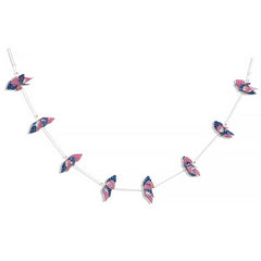 90" Americana Pinwheel Spinner Garland