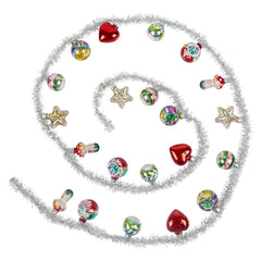 72" Heirloom Glass Ornament Garland