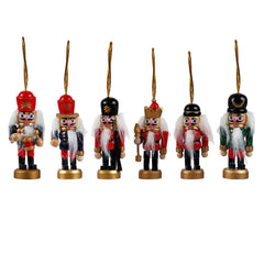 3.25" Santa's Workshop ~ Nutcracker Ornaments Set/6
