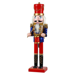 15" Santa's Workshop ~ Sequin Drummer Nutcracker