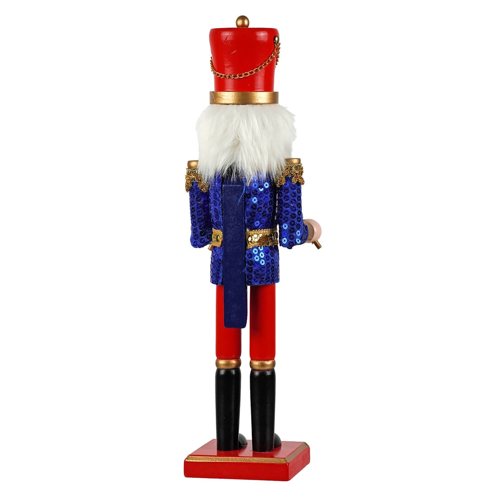 15" Santa's Workshop ~ Sequin Drummer Nutcracker