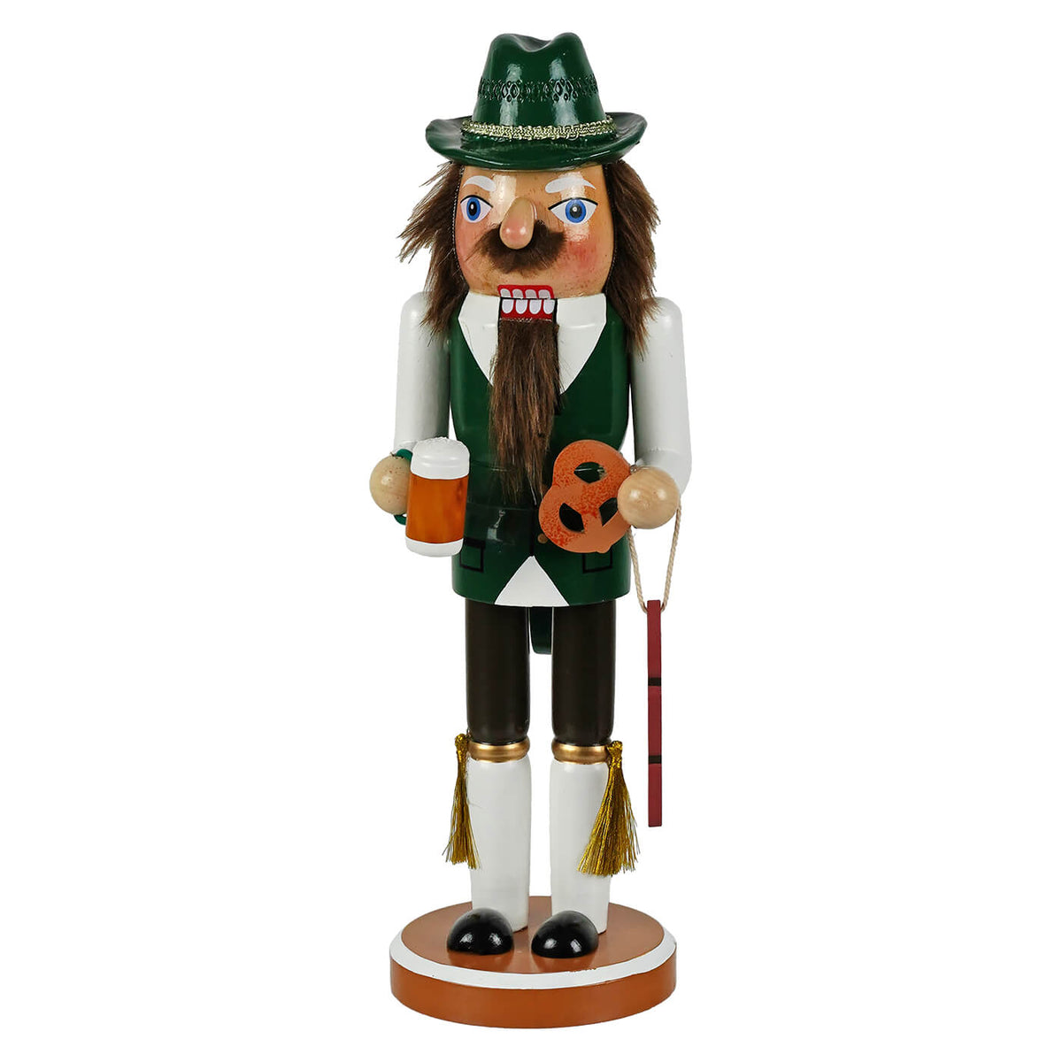 13" Santa's Workshop ~ German Oktoberfest Nutcracker
