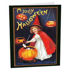 A Jolly Halloween Greeting Card