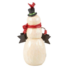 "Be Merry" Jolly Snowman Figurine