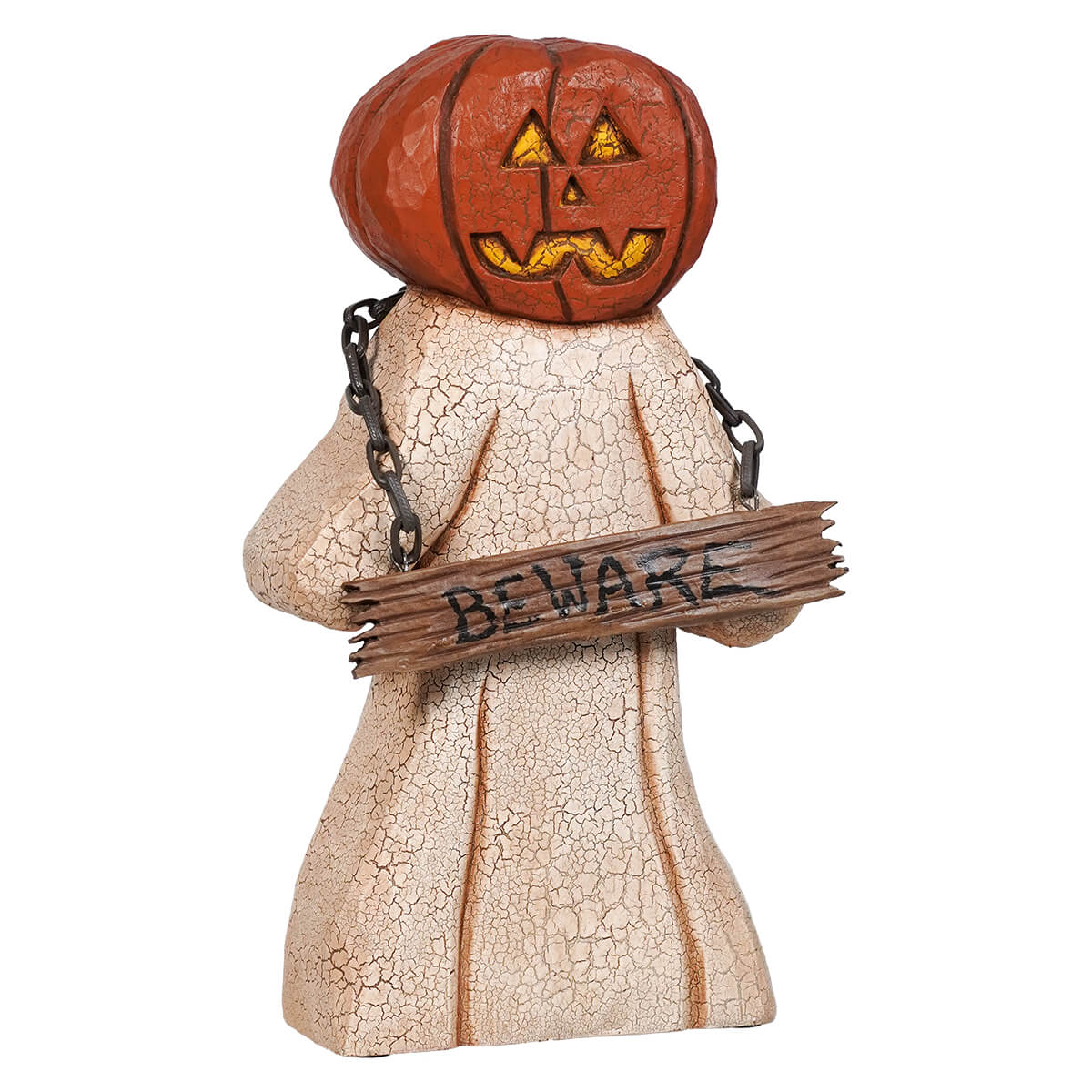 "Beware" Jack-O'-Lantern Ghost