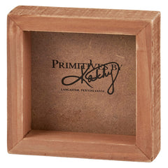 "Happy Go Lucky" Mini Box Sign